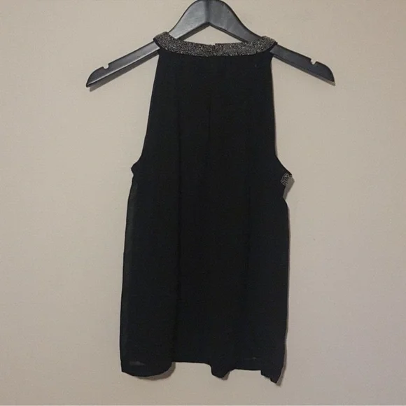 Vero Moda Black Tank Top with Silver Accents - Picture 6 of 6